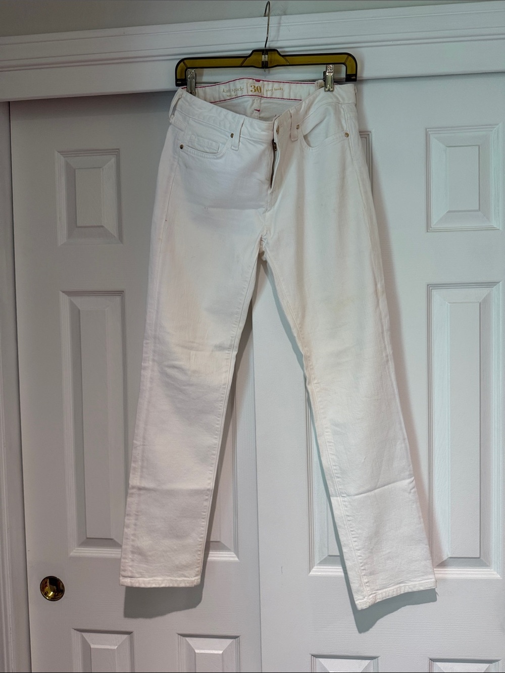 kate spade White Men’s Straight Jeans